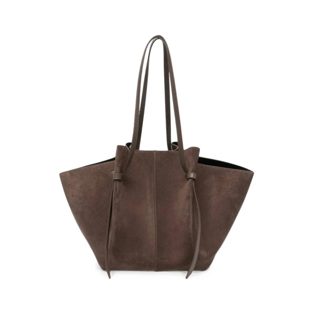 Yuzefi - Öppen Tote Bag Väskor - Dam - ONE Size - Mocka