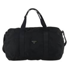 Prada Vintage, Vintage , unisex, Sort, ONE SIZE, Nylon, Pre-owned Nylon Weekendtaske