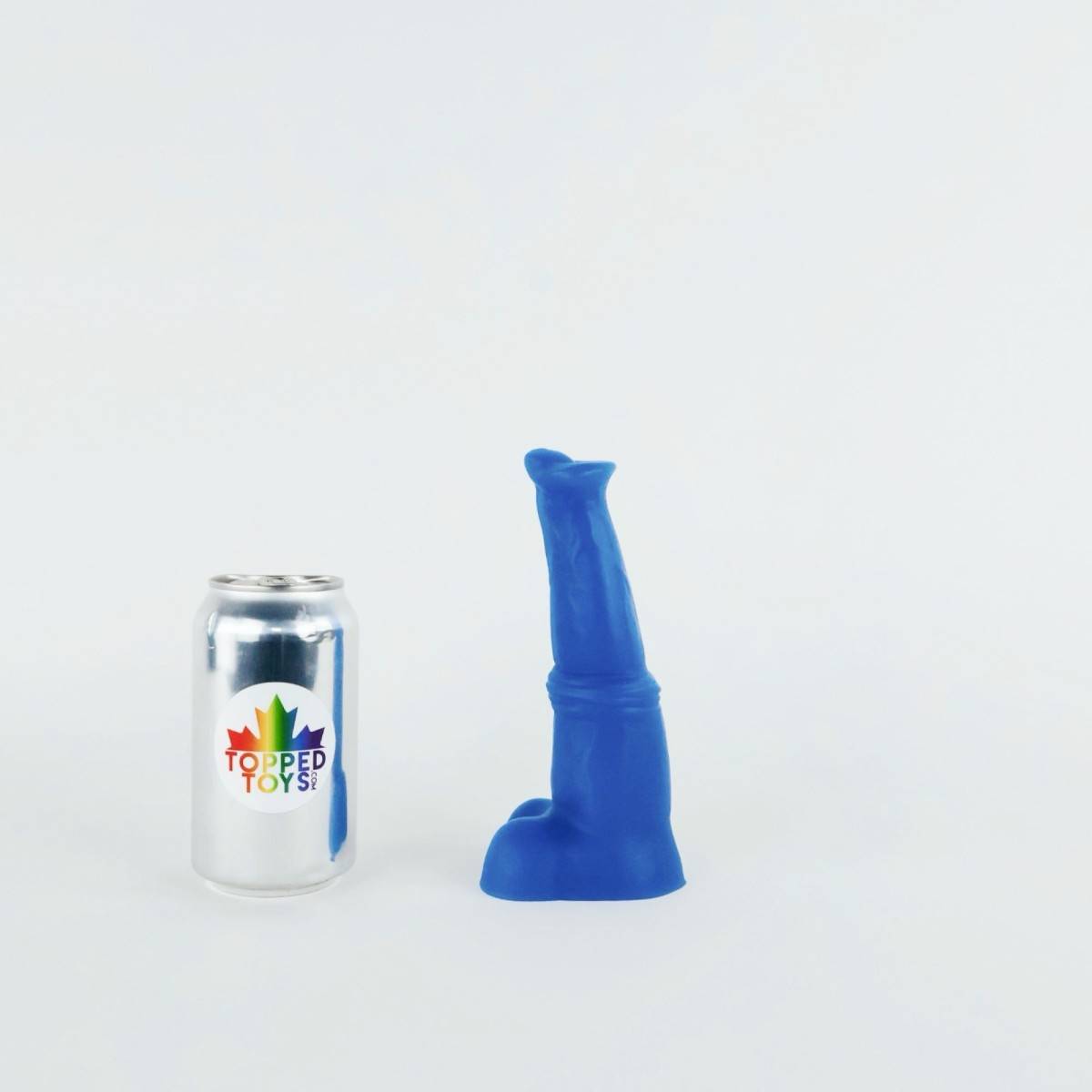 Topped Toys Pegasus 60 Blue Steel, premium silicone dildo 17 x 4.8 cm.