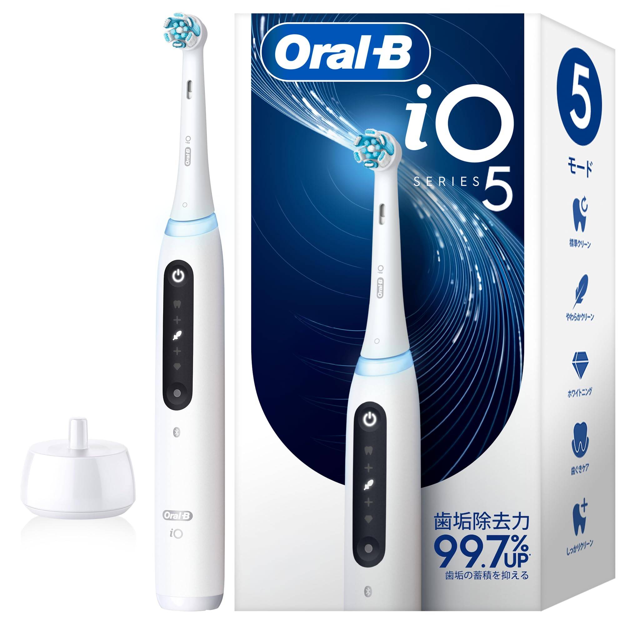 Braun Electric Toothbrush iO5 Total Mouth and Gum Care iOG51A60WT Oral-B [Main Model]