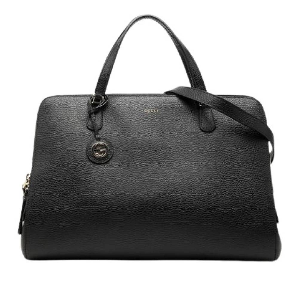 Gucci Vintage Pre-owned Vintage Satchel - Vintage - Dame - Sort - ONE SIZE - Uld