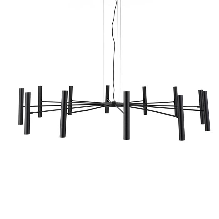 Taklampa M15 sandsvart