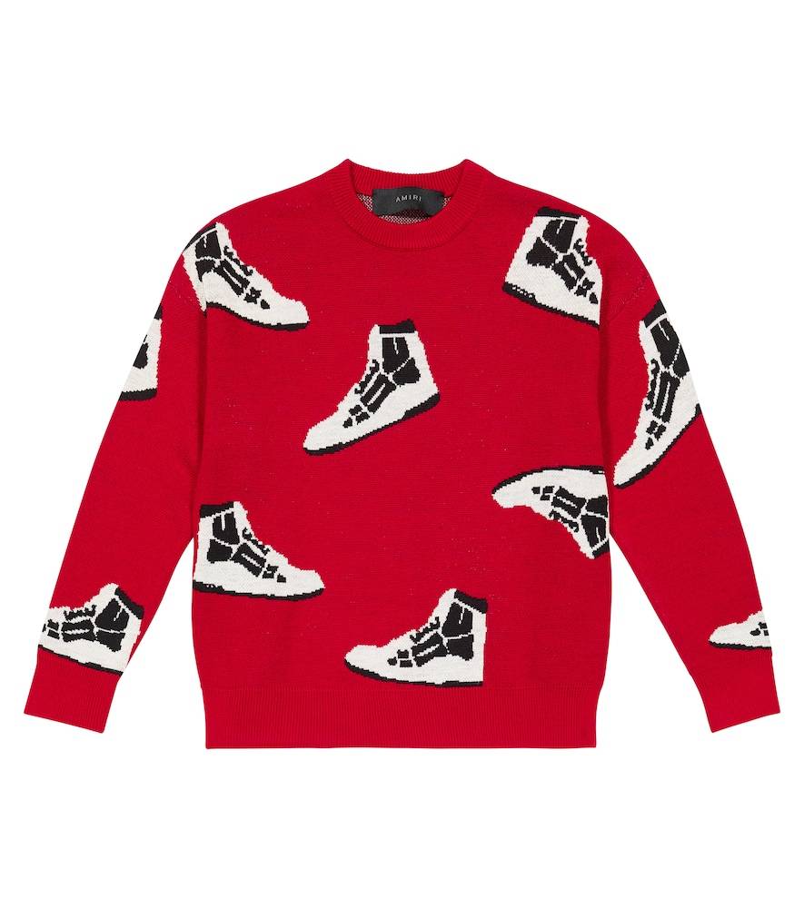 Amiri Kids Skel Top wool sweater