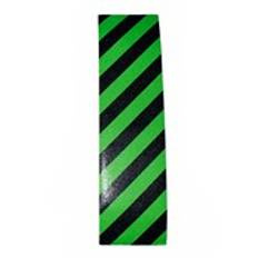 Hazard Black/Green Skateboard Griptape