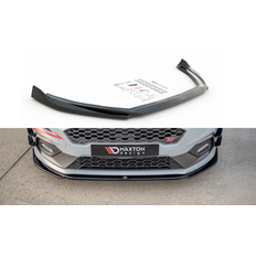 Maxton Front Splitter V.4 Ford Fiesta Mk8 St / St-Line - Gloss Black