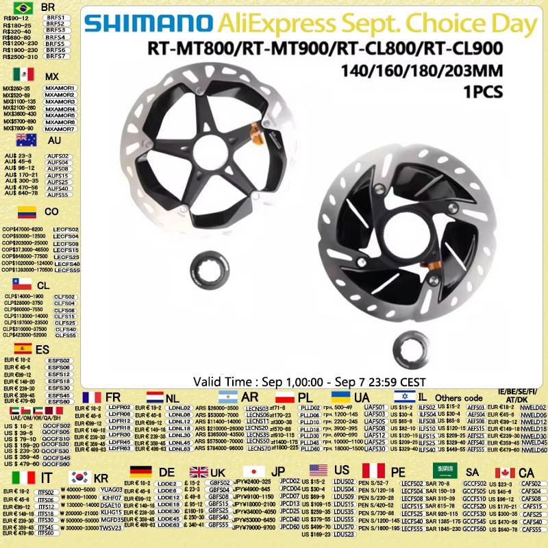 Shimano Rotor MT800 MT900 CL800 CL900 Disc Rotor Center Lock Rotor For 105 R7000 R8020 R8000 R8170 R7170 Road Bicycle Brake