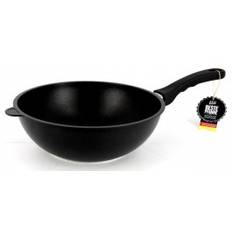 AMT 1128S Wok Aluminumguss 28 cm Ø, Höhe 9 cm