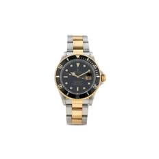 Rolex - Submariner Date 40 mm från 1991 - unisex - 18K gult guld/safirglas/rostfritt stål - one size - Svart