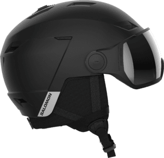 SALOMON PIONEER LT VISOR SKIHJELM (Farve: Sort, Størrelse: 56-59).