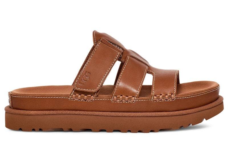 UGG Goldenstar Platform Slide Tan (Women's) - 42 / Standard