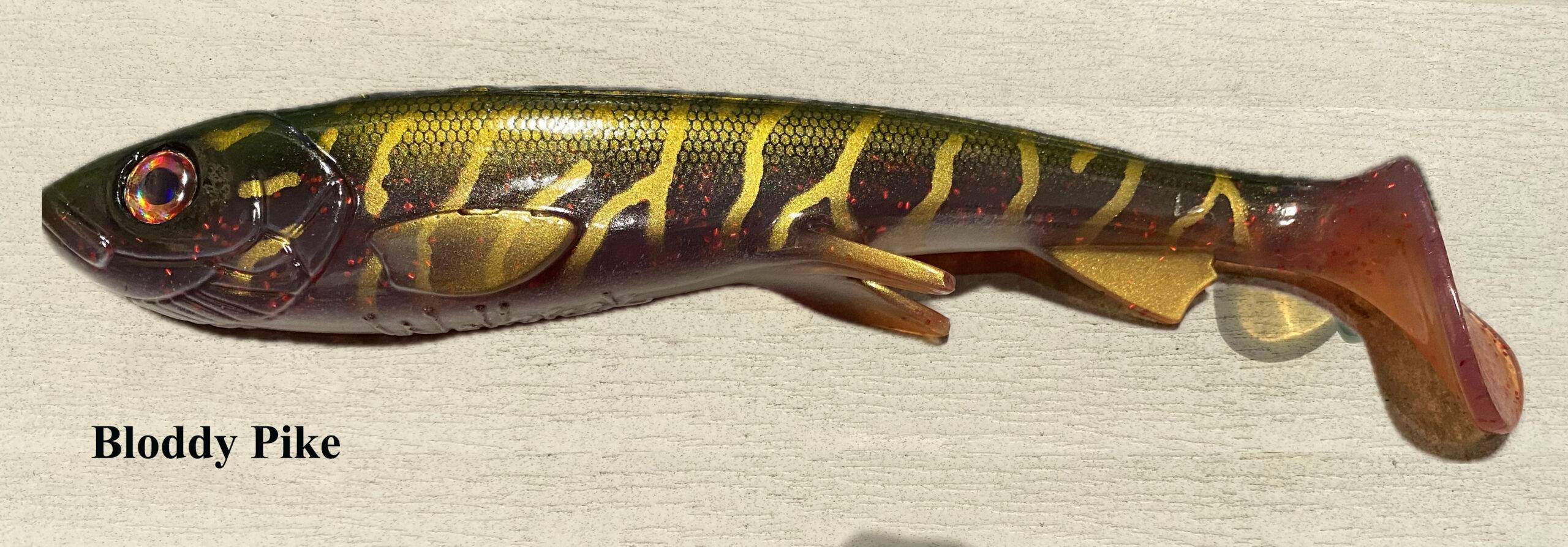 Wolfcreek Shad Handmade 29cm (VÄLJ FÄRG: Bloody Pike)