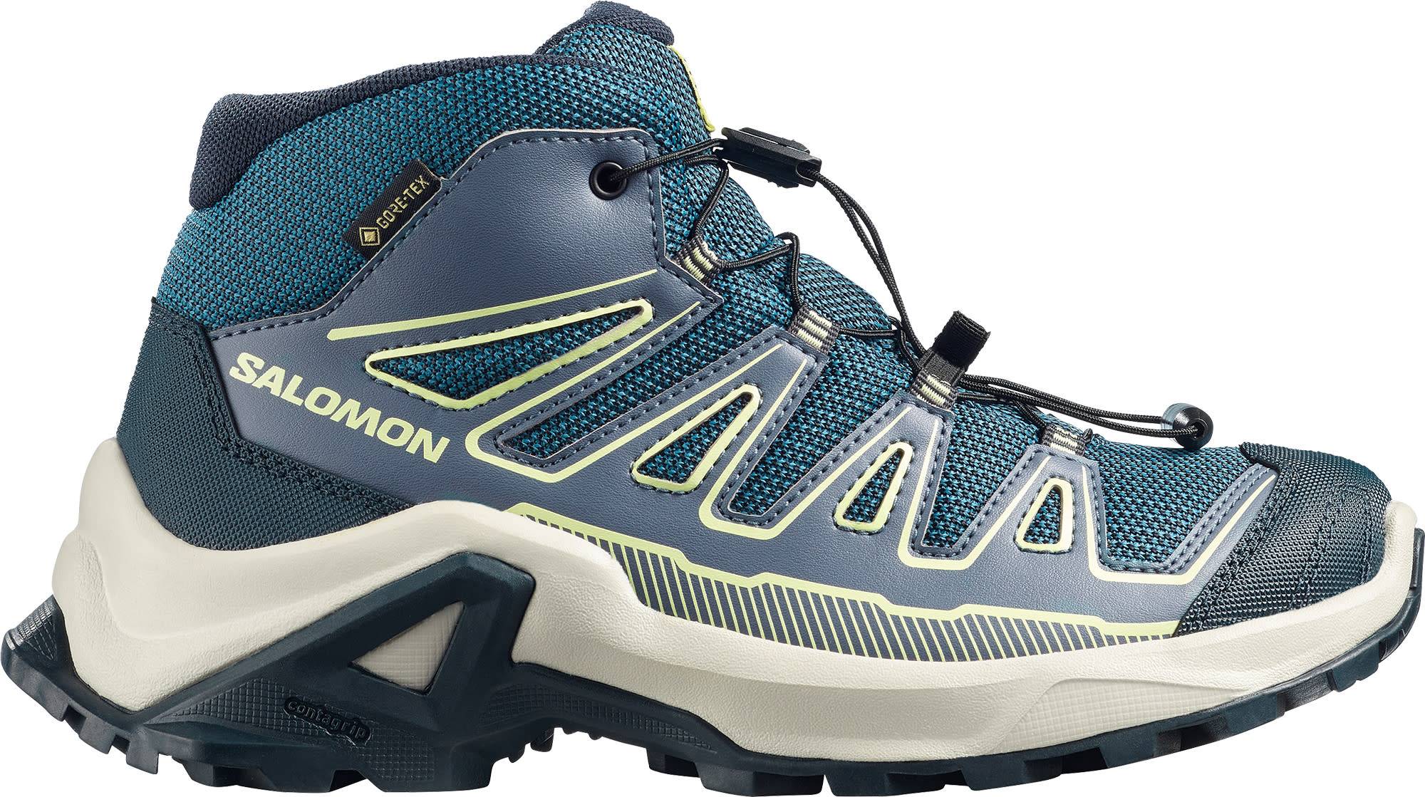 Salomon Junior's X Ultra Mid GORE-TEX Grisaille/Spellbound/Butterfly, 31