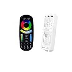 ZL5 DC12-48V Controller för LED-ljusremsor 5 i 1 Zigbee 3.0 + 2,4G RF stöder musikrytm 2.4GHZ röststyrning fjärrkontroll WiFi APP (Färg: 092B ZL5)