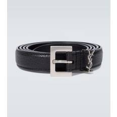 Saint Laurent YSL leather belt