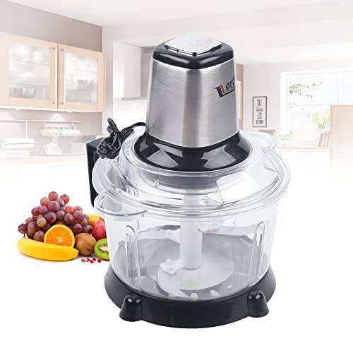 SHZICMY Hackare universalhackare, 300 W elektrisk multihackare, köttkvarn med 3 blad för kött, lök, frukt, grönsaker 5 l