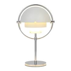 Multi-Lite Portable Bordlampe - Hvid/Chrom