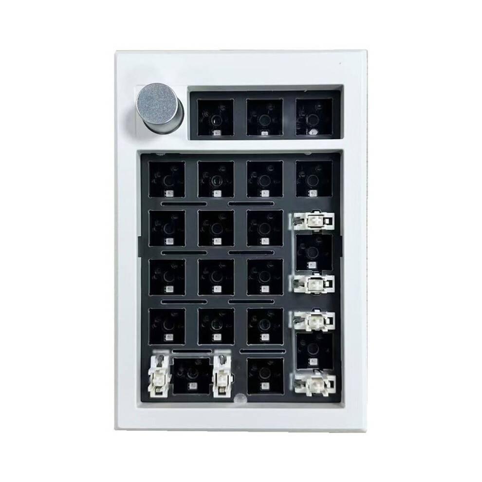 GMK21 Wireless Mechanical Keyboard KIT 20 Keys Tri-Mode 2.4g Wired Hot Swap Number Keyboard Kit White