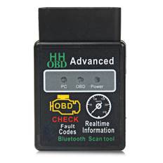 TG Bluetooth OBD2 ELM327 V1.5 Fejlkodelæser Blå