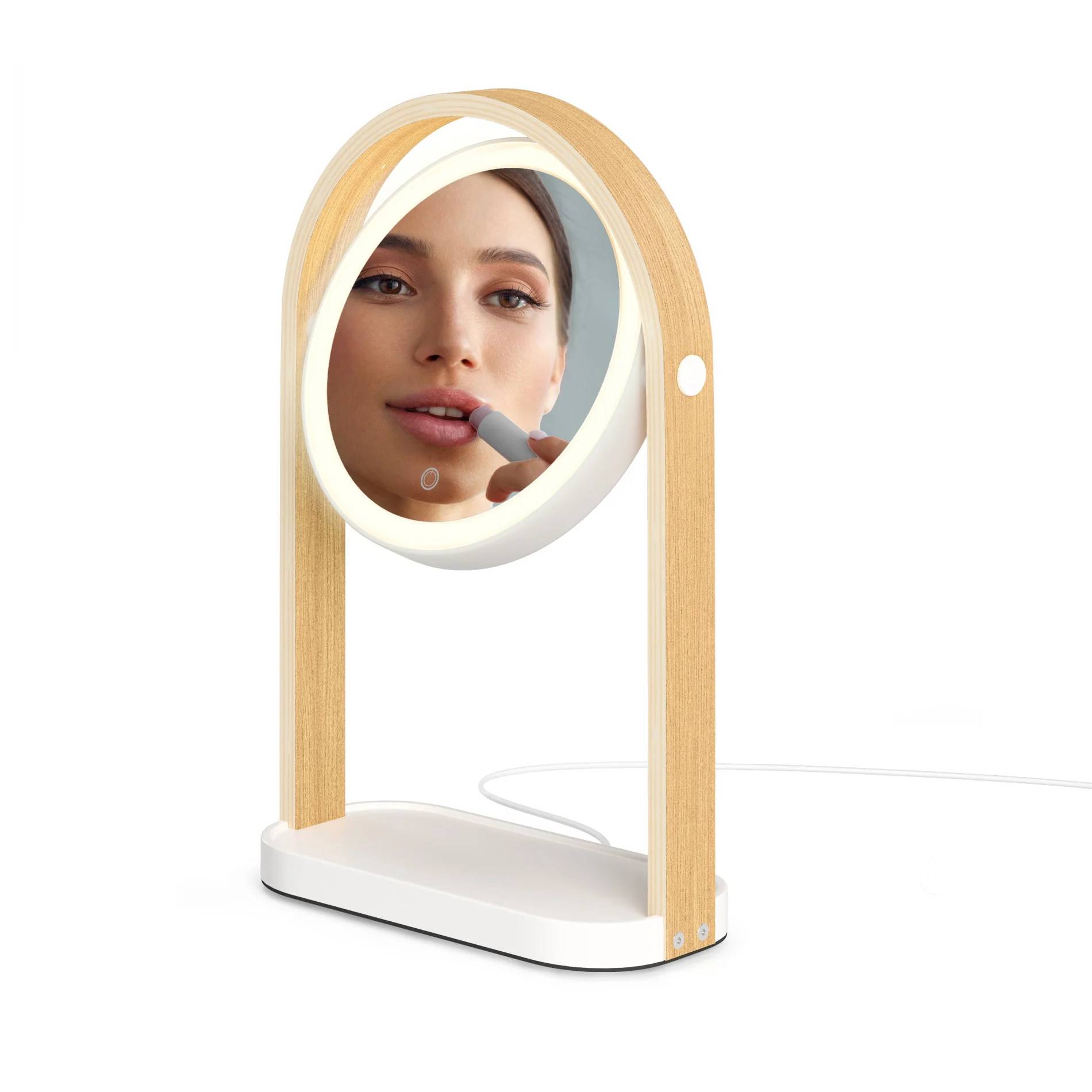 ✨ Umbra Bellwood Vanity Mirror elegant spejl med lys og funktion
