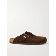 Birkenstock - Boston Suede Clogs - Men - Brown - EU 43