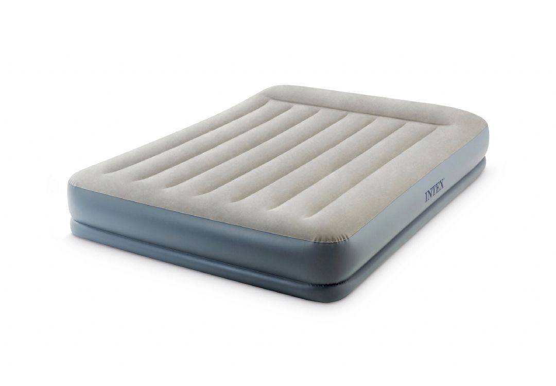 Intex Queen Pillow Rest Luftmadras Intex Luftmadras 64118