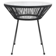 Loungeborde Ø70 x 74 cm Polyrattan
