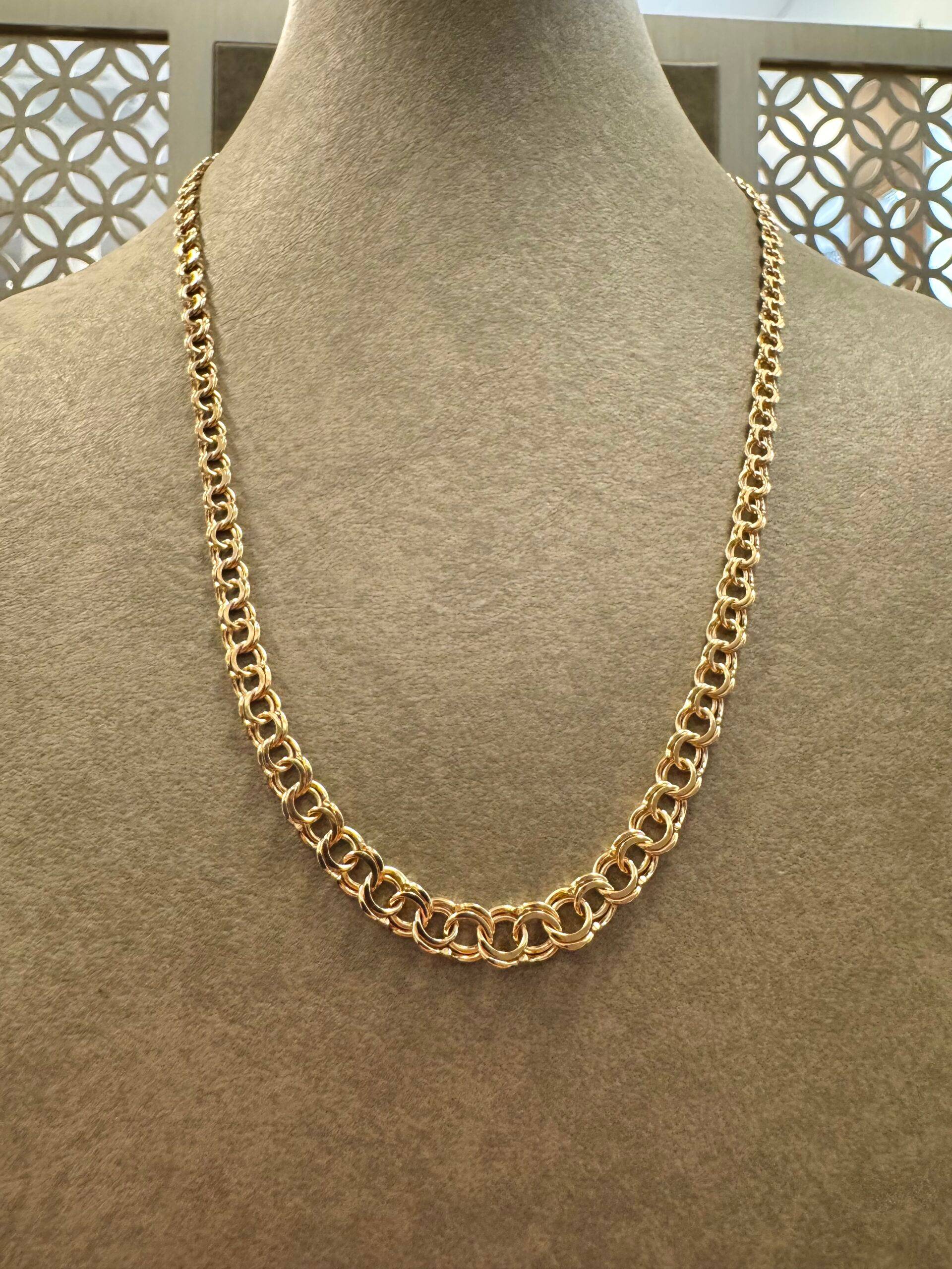 18K Guld Bismarck Halsband - BSH038G
