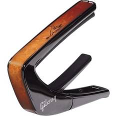 Thalia Gibson Hummingbird Humminbgird-Black Chrome Akustisk gitarr Capo (Precis uppackade)