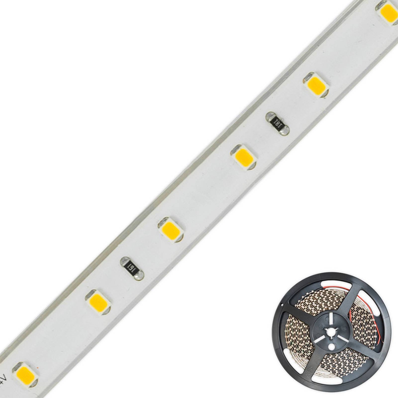 EVN STR6724 LED-list, 5 m, 24 W, 4 000 K, IP67 STR6724, dimbar, Syntetmaterial