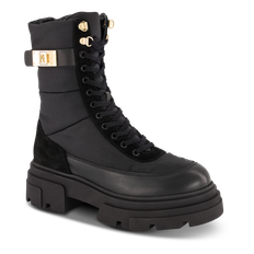 Tommy Hilfiger Kort damestøvle Sort FW0FW08246BDS - 41