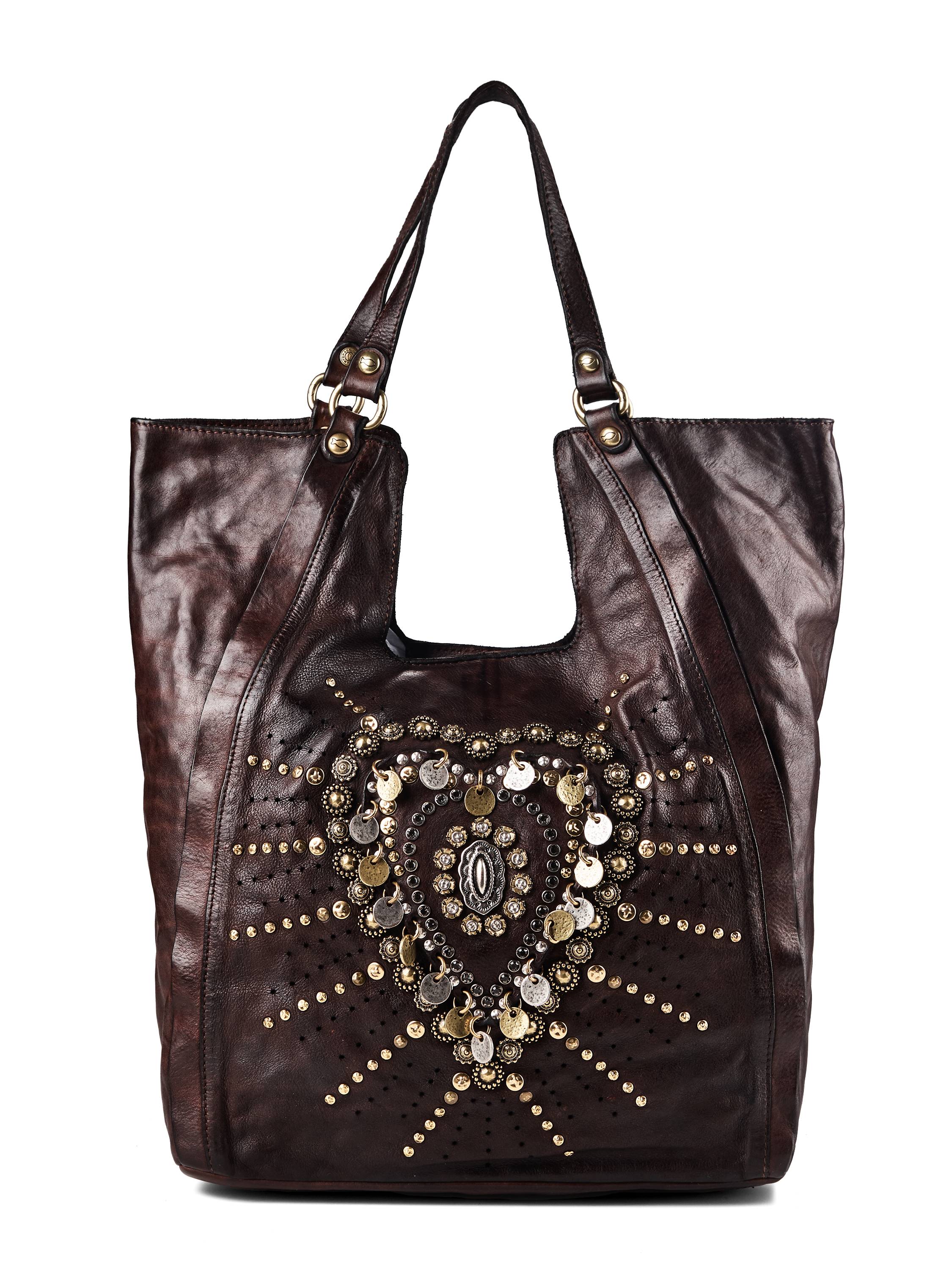 Campomaggi Camelia Shopper taske Læder 44 cm  Brun