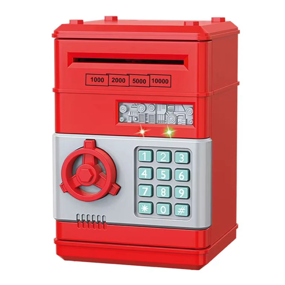 Elektronisk spargris automatisk mini säkerhetsmynt kontantsparbox pa
