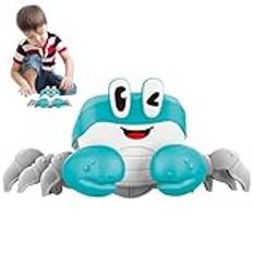 Walking Crab Leksaker för spädbarn,Krabba leksaker för barn,Sensing Interactive Walking Toys - Interactive Walking Crab Toy Development Toy Running Escape Crab For Crawler