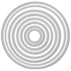 Cirkel Runde Metal Skærestencils DIY Scrapbooking Prægning Dekor Håndværk