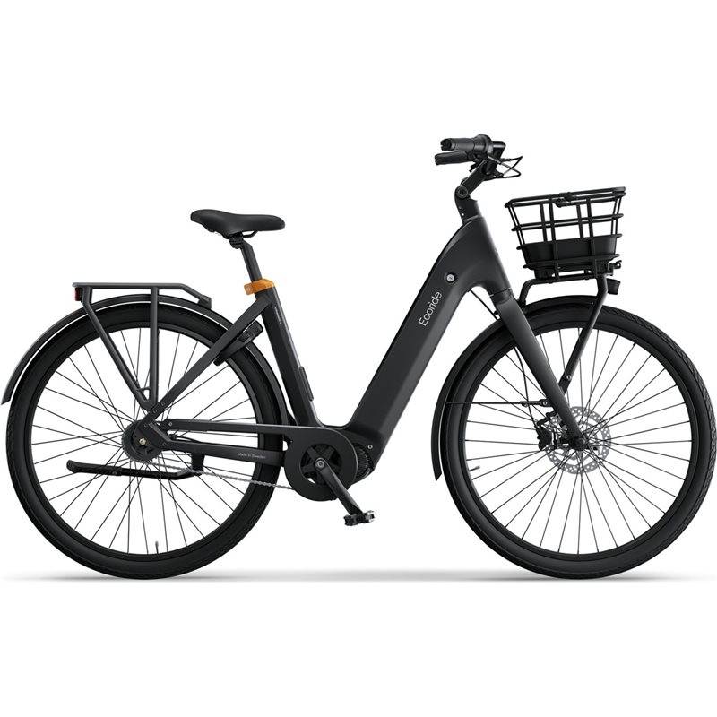 Elcykel Ecoride Ambassador 4 Mid Fotbroms Svart