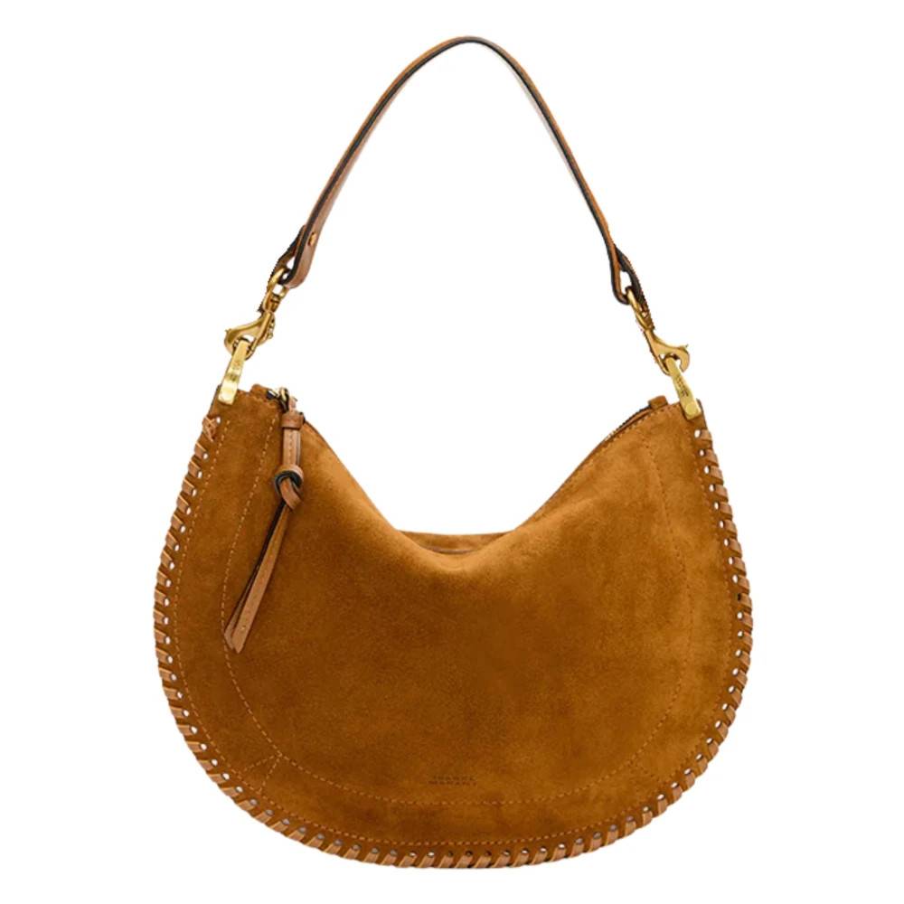 Isabel Marant Oskan Soft Zip Bag - Tasker - Dame - Brun - ONE SIZE - Uld