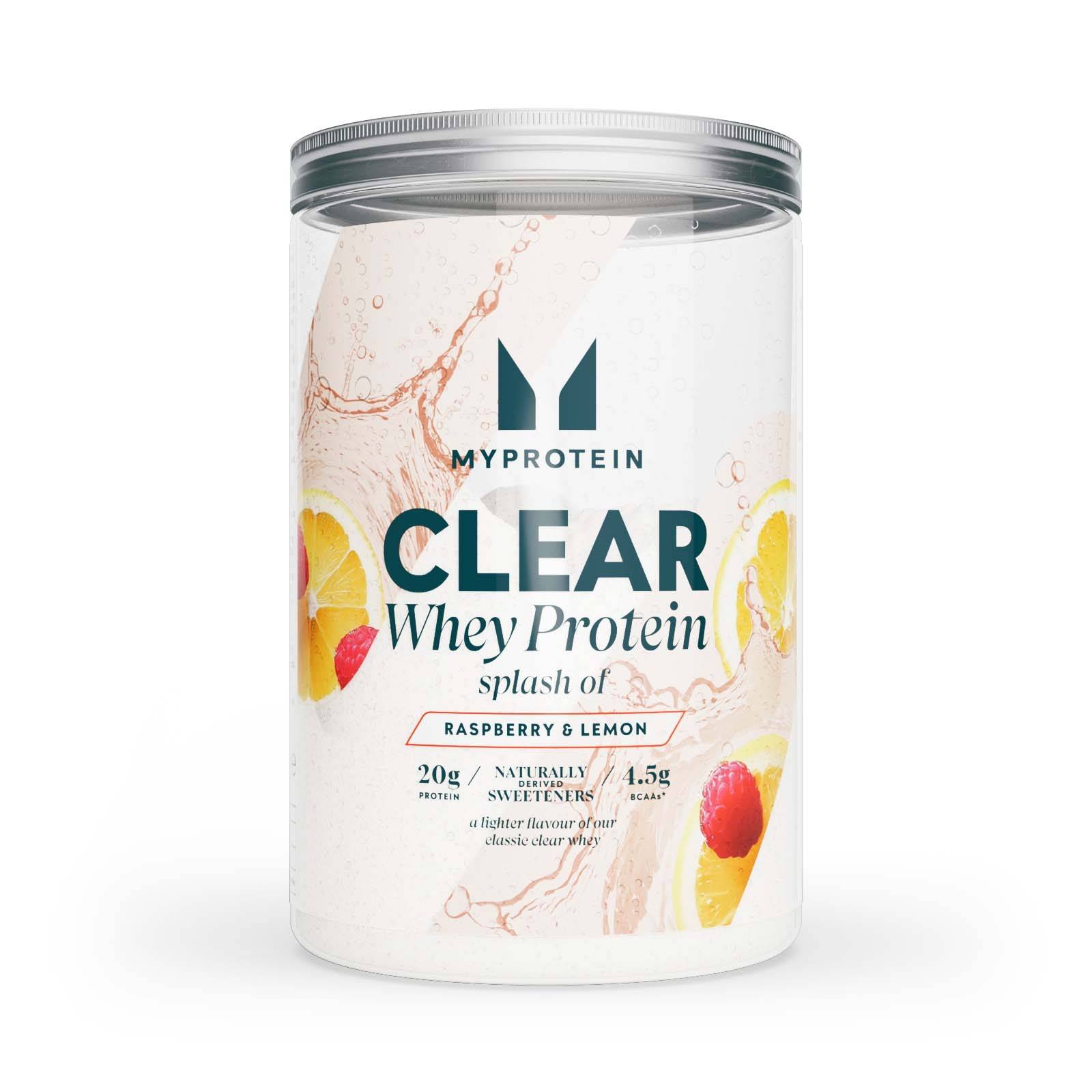 Clear Whey Splash - 390G - 15servings - Splash Of - Raspberry & Lemon