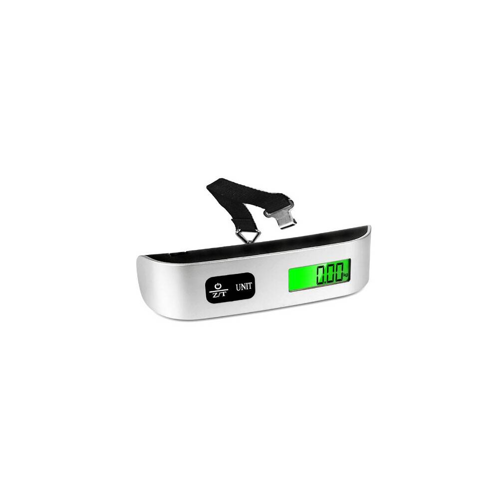 Digital bærbar håndkuffert, hængende rejsebagagevægt med tarafunktion og automatisk slukning, bagagevægt med baggrundsbelyst LCD-display,