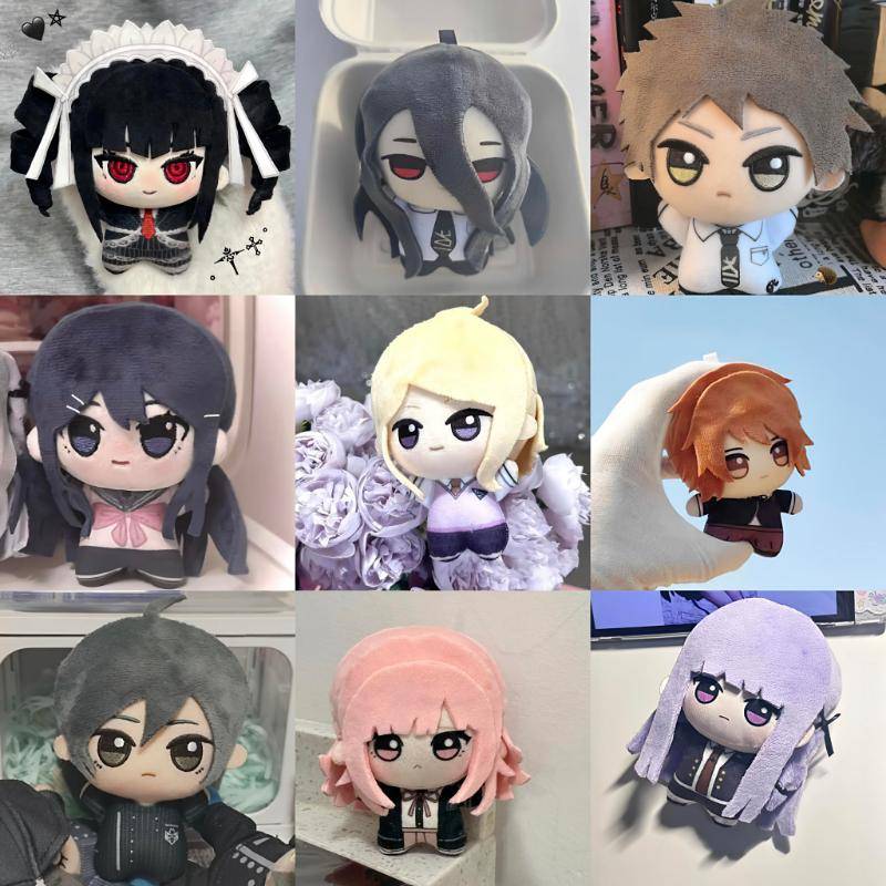 10 cm Danganronpa: Trigger Happy Havoc Gosedjursklänning Uppklädning Bomullsdocka Leksaker För Barn Cosplay Dekor Födelsedagspresent Fläktsamlarobjekt