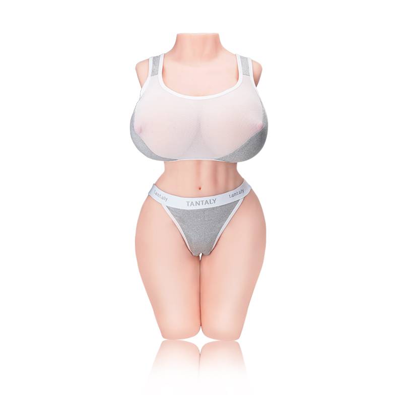 Tantaly Monica 18.7kg Best Sex Torso Doll for Breast Fun - naturlig