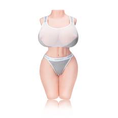 Tantaly Monica 18.7kg Best Sex Torso Doll for Breast Fun - naturlig