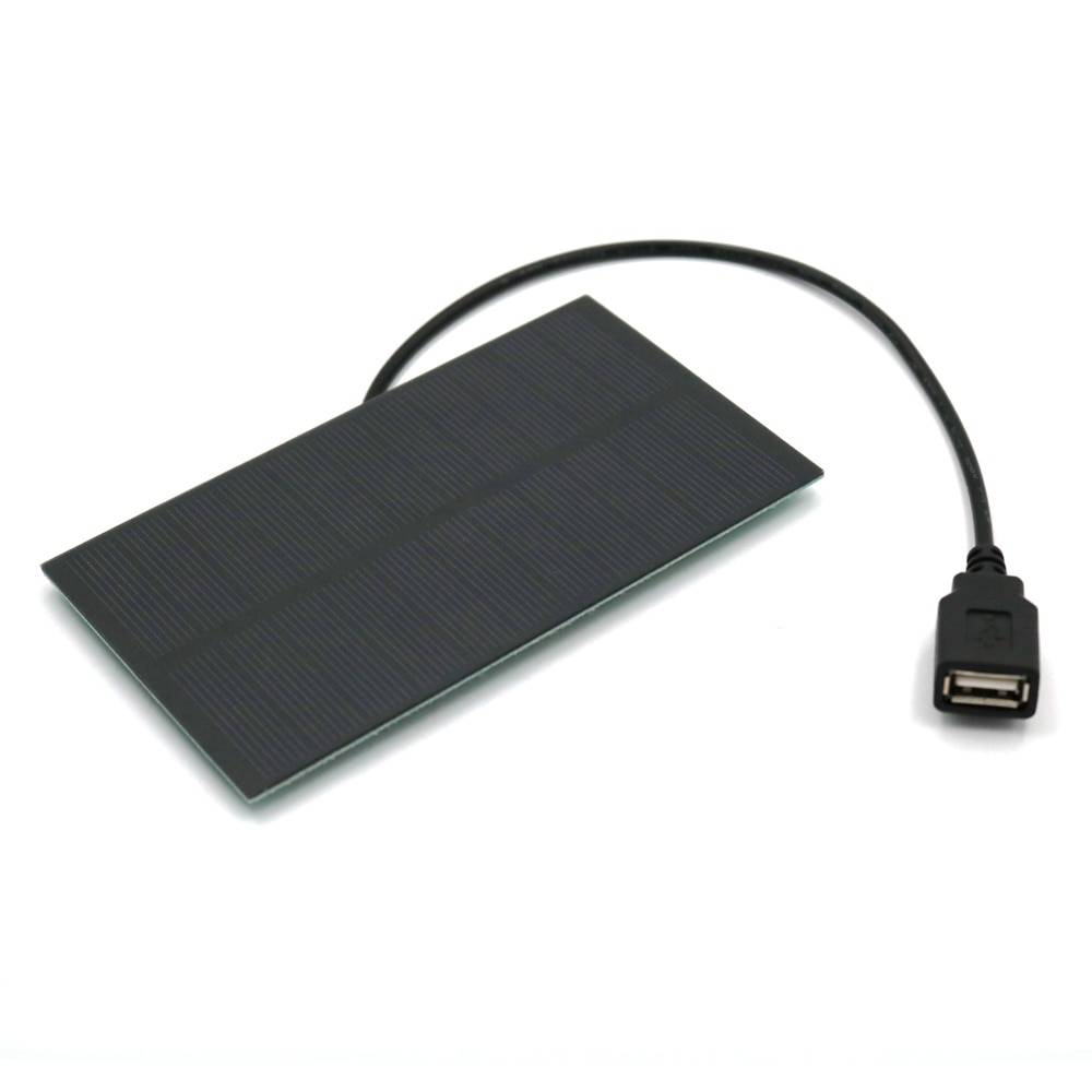 5v 300ma utgång usb solbatteriladdare usb honport 5.5v 1.65w laddningsregulatorer solpanel 3.7v 18650