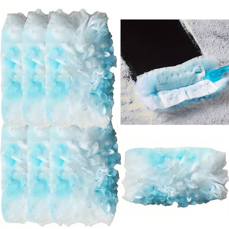 10/60pcs Disposable Duster Refills Compatible with Swiffer Duster for Cleaning Home Office Blinds Car Surface Dust Clean Tool