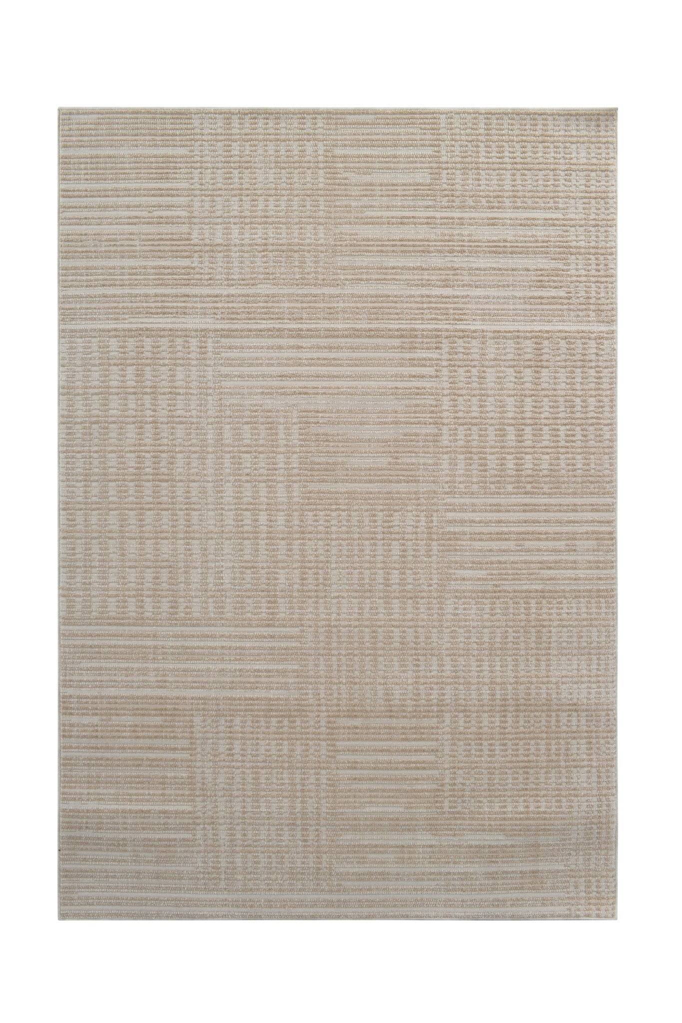 Damon tæppe - C2428A Beige.