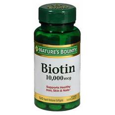 Nature's Bounty, Nature's Bounty Biotin, 10000 mcg, 120 Softgels