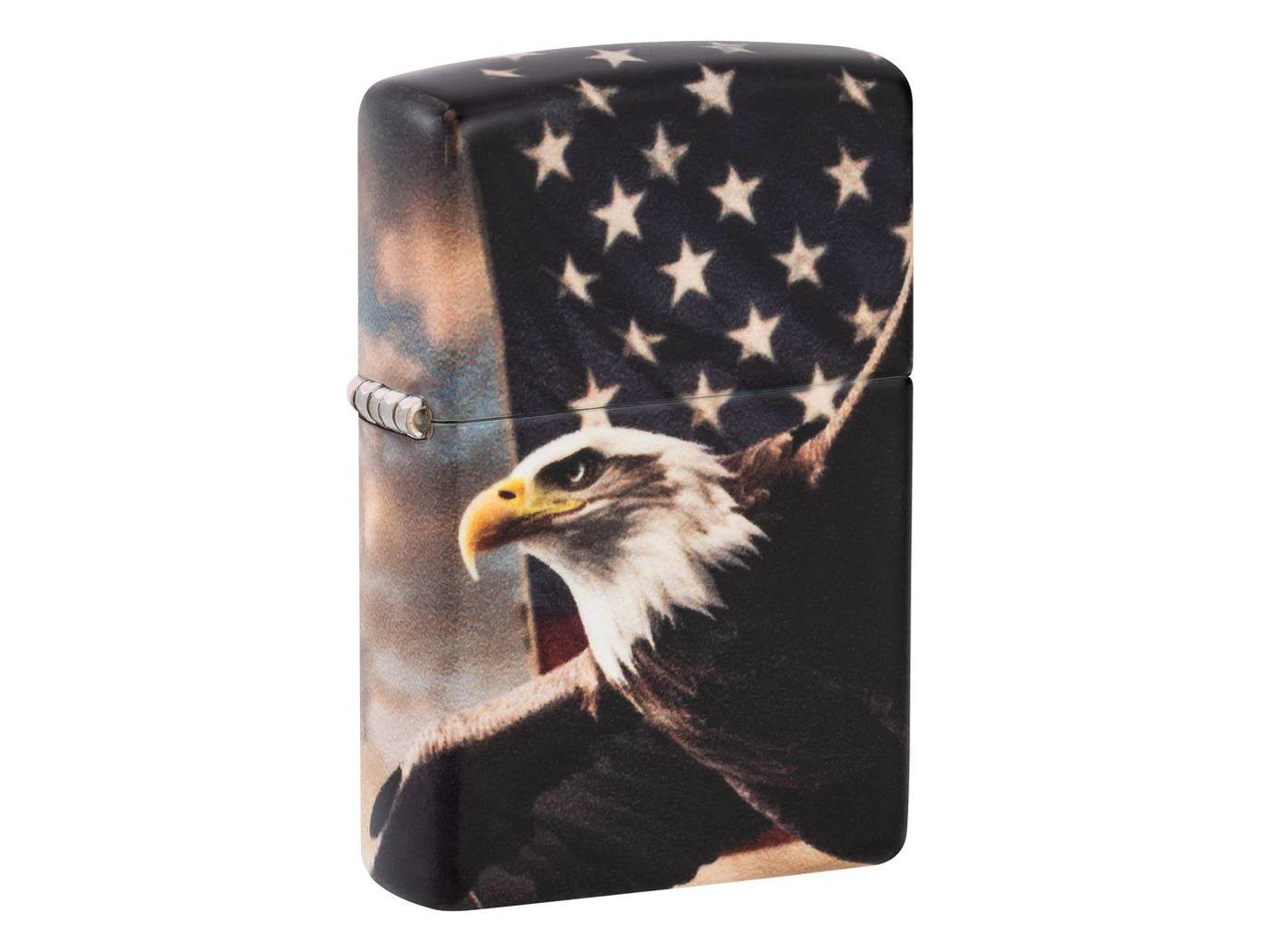 Zippo Bald Eagle USA Flag