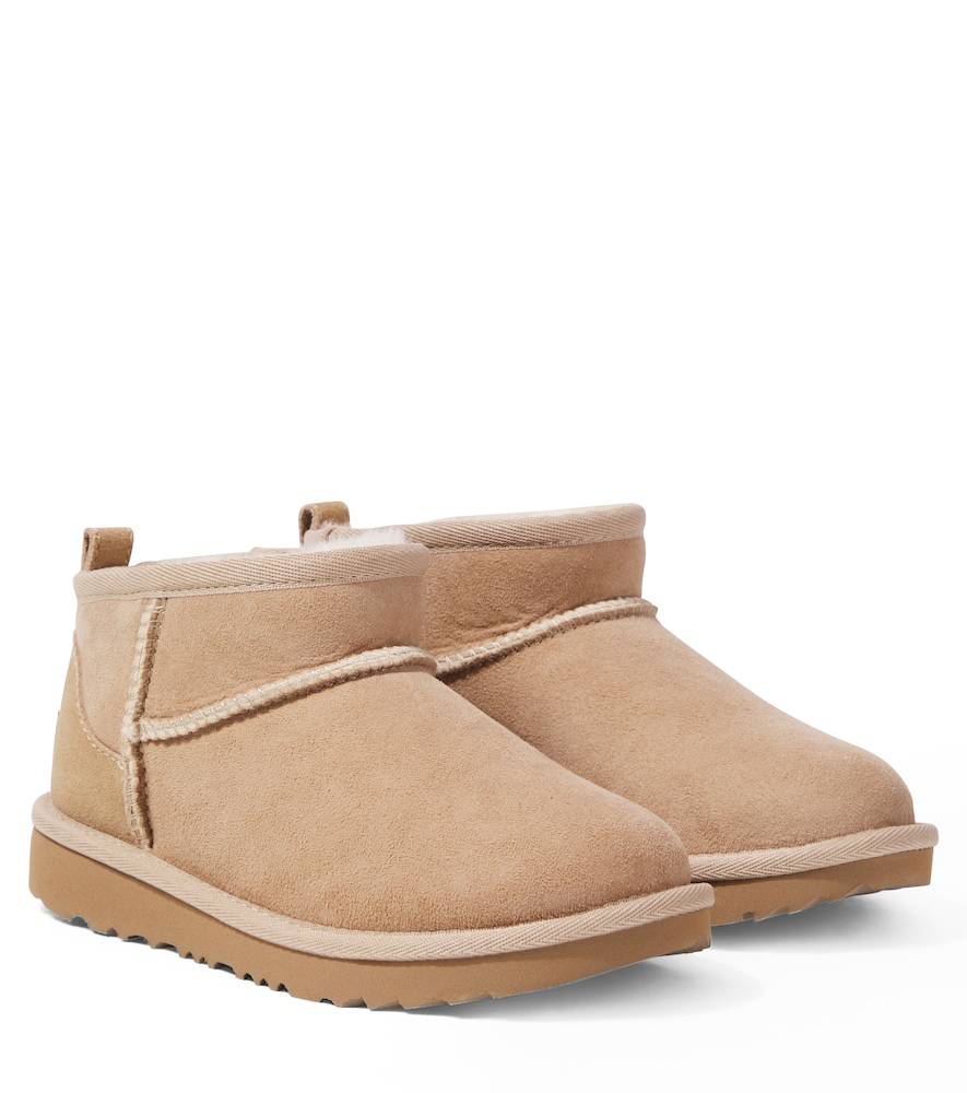 UGG Kids Botas Classic Ultra Mini de ante - beige - EU 33.5