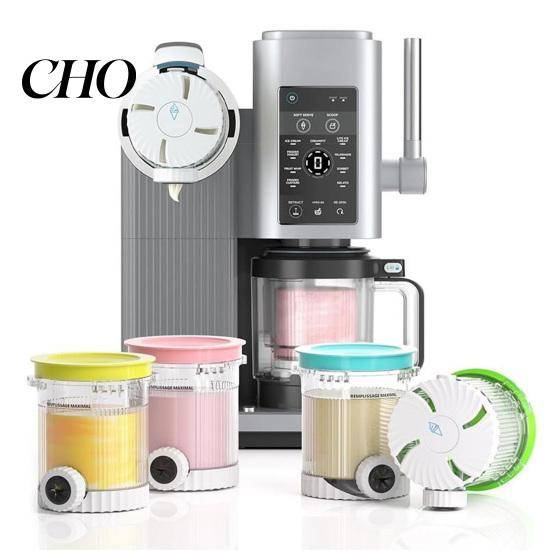 Creami glassbehållare förvaringsburk kompatibel med Ninja Swirl NC701 NC701C BPA-fri mjukglassmaskin BPA-fri livsmedelsgodkänd halkfri för köket gray