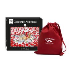 Christmas Scramble - Mike Jupp 300 Piece Wooden Jigsaw Puzzle