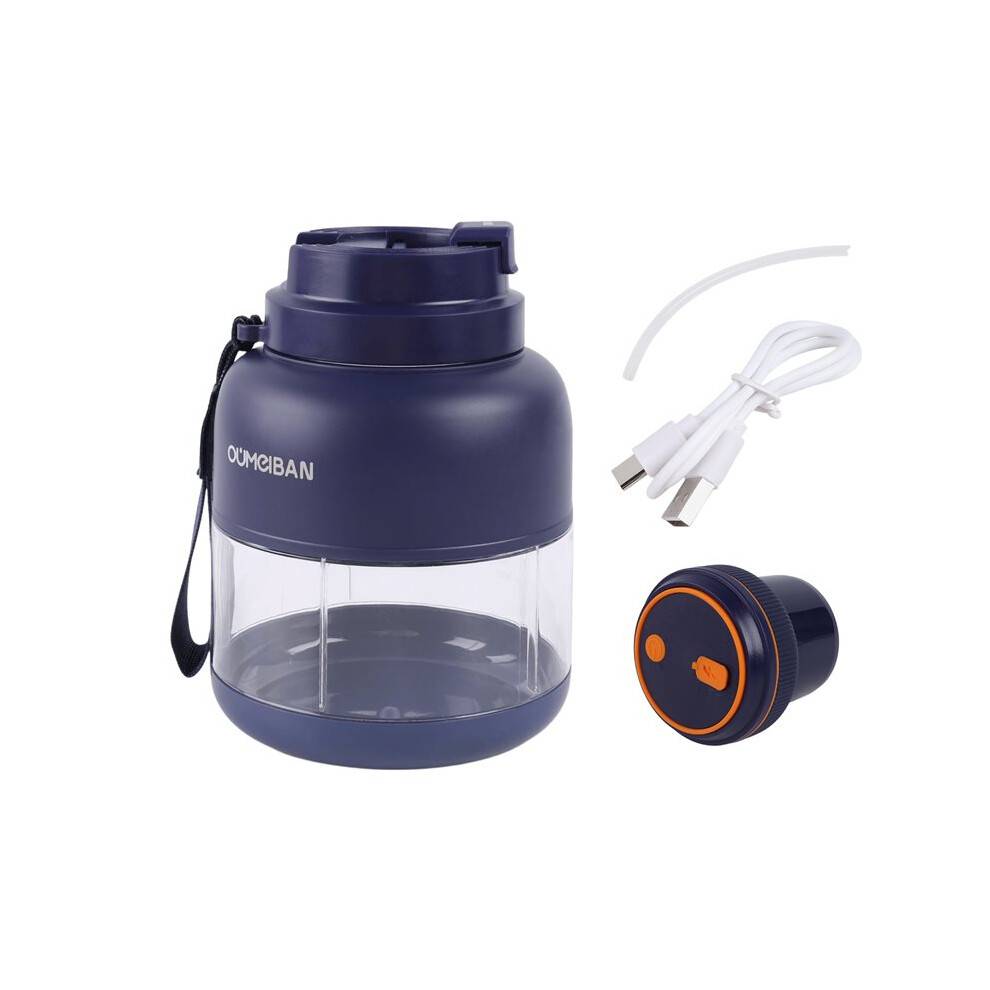 28Oz Trådlös Juicepresskopp, 80w Bärbar Trådlös Juicepresskopp, Färsk Juice Bärbar Mixer, för Frukter & Grönsaker
